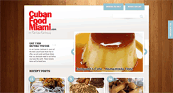 Desktop Screenshot of cubanfoodmiami.com