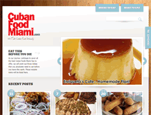 Tablet Screenshot of cubanfoodmiami.com
